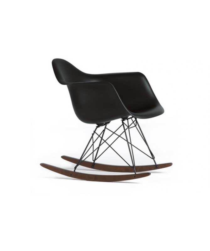 Fauteuil à bascule Eames RAR /Winter - Vitra Black Collection - Edition Limitée