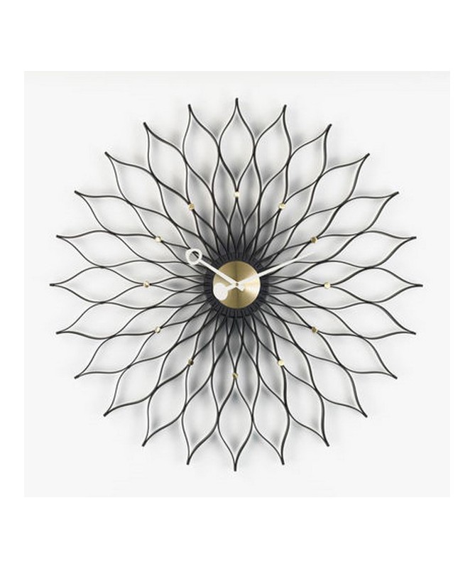 Horloge Sunflower Clock - Vitra Black Collection