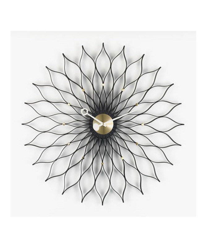 Horloge Sunflower Clock - Vitra Black Collection Horloge Sunflower Clock - Vitra Black Collection