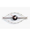 Horloge bois et laiton forme Oeil - Vitra Home Complements