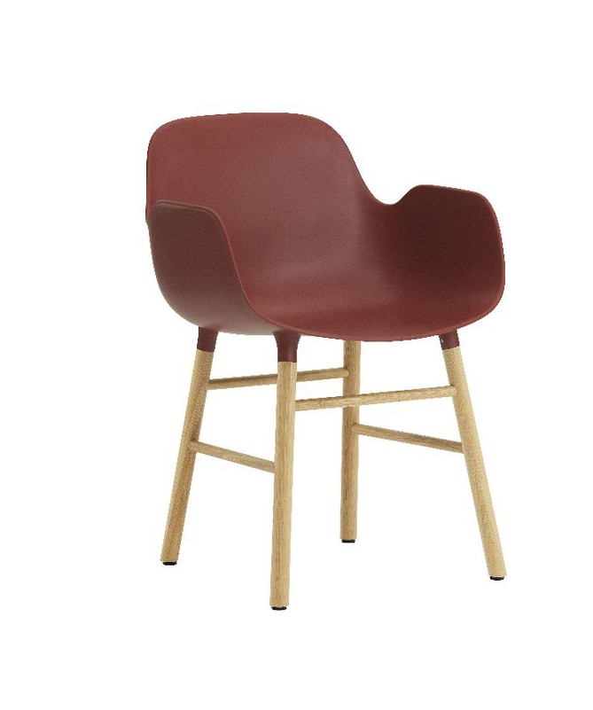 Fauteuil Form - Pieds Chêne - Normann Copenhagen Fauteuil Form - Pieds Chêne - Normann Copenhagen