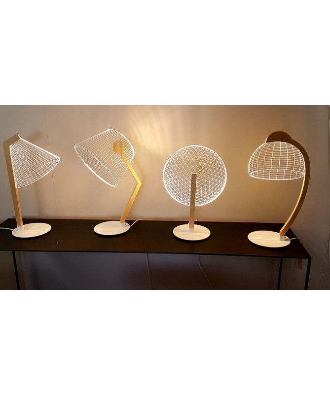 Lampe LED 3D LOVE Moto Cross | Motard Passion