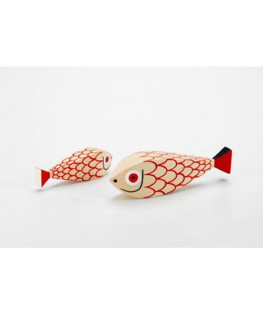 Wooden Dolls - Mother Fish & Child - Vitra Home Complements