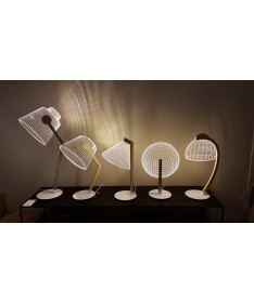 Lampe Media Ht 60 cm - Bulbing / Led / Design 2D - Effet 3D - boutique.deco-interieure