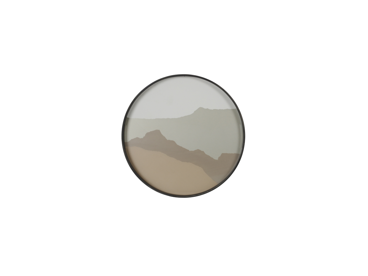 Plateau verre Sand Wabi Sabi Ø48 - Notre Monde Plateau verre Sand Wabi Sabi Ø48 - Notre Monde