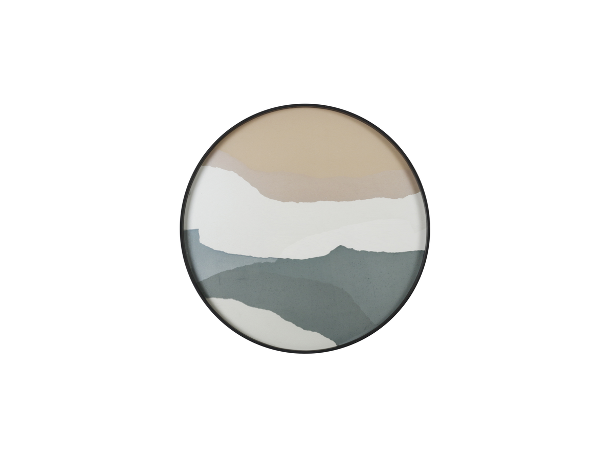 Plateau verre Slate Wabi Sabi Ø61 - Ethnicraft Plateau verre Slate Wabi Sabi Ø61 - Ethnicraft