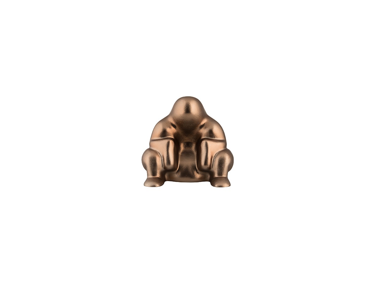 Bloque-porte Dédé Marron métallisé - Alessi Bloque-porte Dédé Marron métallisé - Alessi