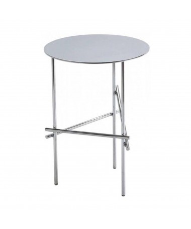 Table Shanghai Tip ronde - Moroso - chrome