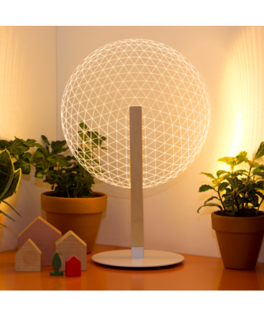 Lampe Bloom LED 2D effet 3D - Studio Cheha