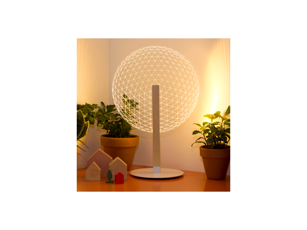 Lampe Bloom LED 2D effet 3D - Studio Cheha