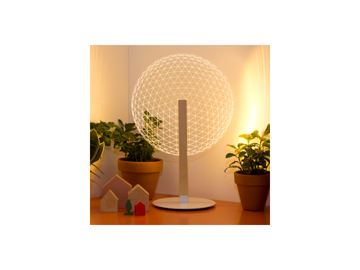 Lampe Bloom LED 2D effet 3D - Studio Cheha Lampe Bloom LED 2D effet 3D - Studio Cheha