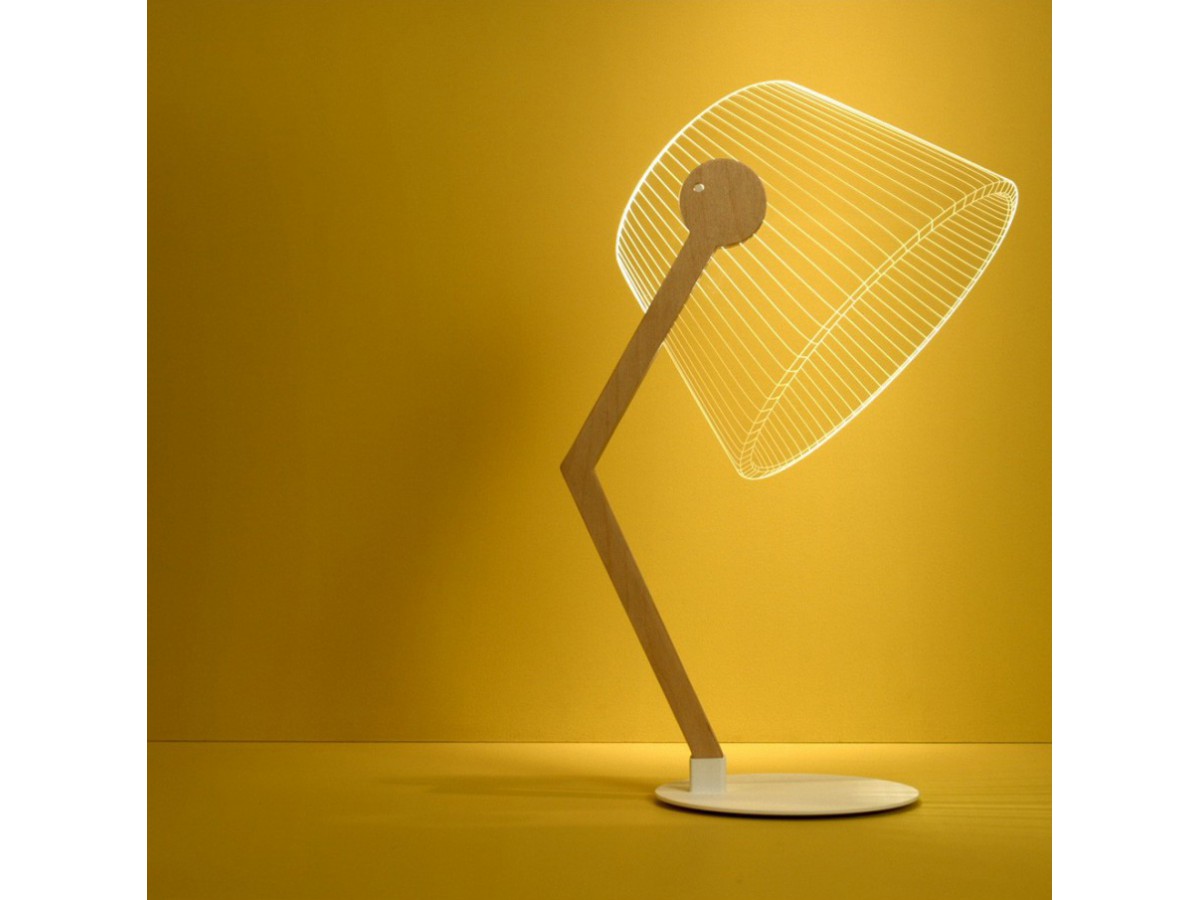 Lampe Ziggi LED 2D effet 3D - Studio Cheha Lampe Ziggi LED 2D effet 3D - Studio Cheha
