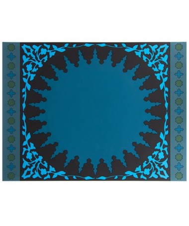 Set de table PVC 42x33 cm - Images d'Orient - Mosaic blue