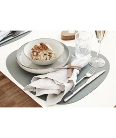 Set de table Curve L Nupo 37x44 cm - LindDNA - VERT PALE