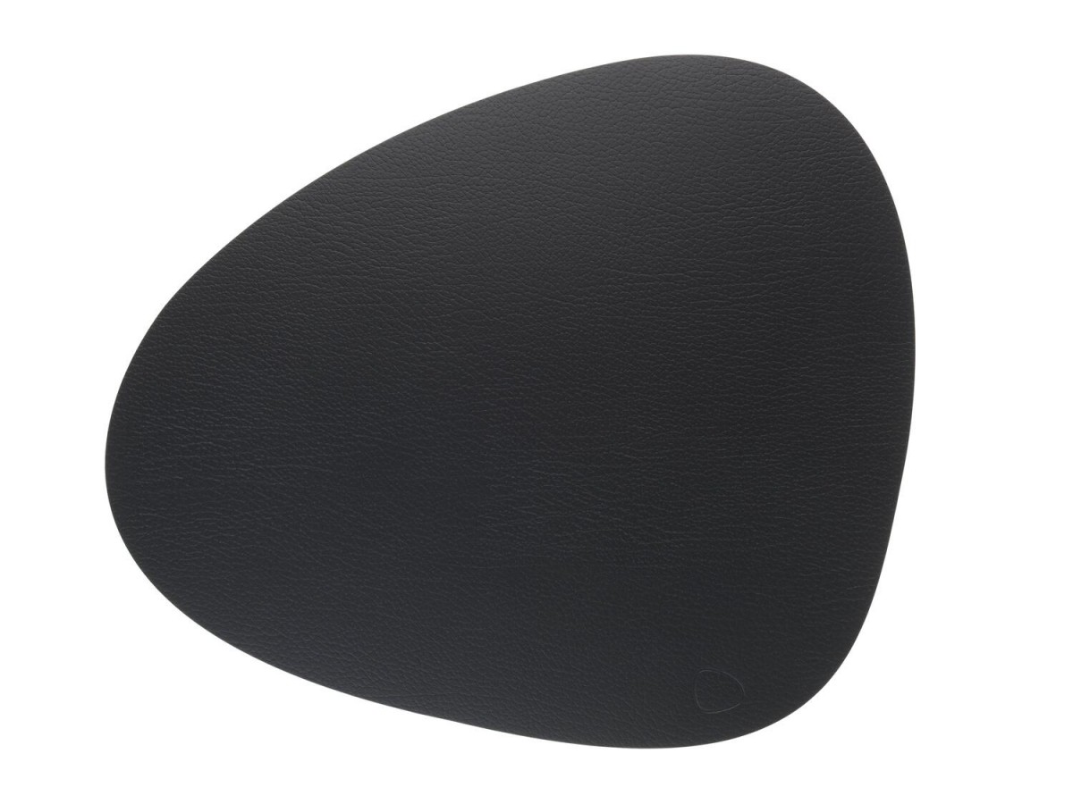 Set de table Curve L Bull 37x44 cm - LindDNA - NOIR Set de table Curve L Bull 37x44 cm - LindDNA - NOIR
