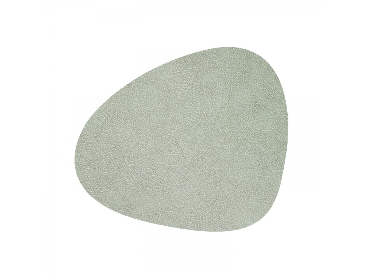 Set de table Curve L Hippo 37x44 cm - LindDNA - Vert olive