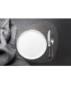 Set de table Curve L Croco 37x44 cm - LindDNA - Silver