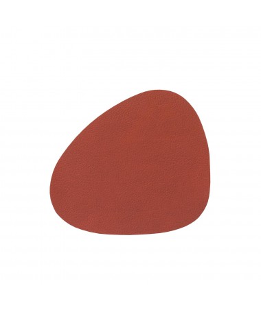 Sous-verre Curve Nupo 11x13 cm - LindDNA - Sienne