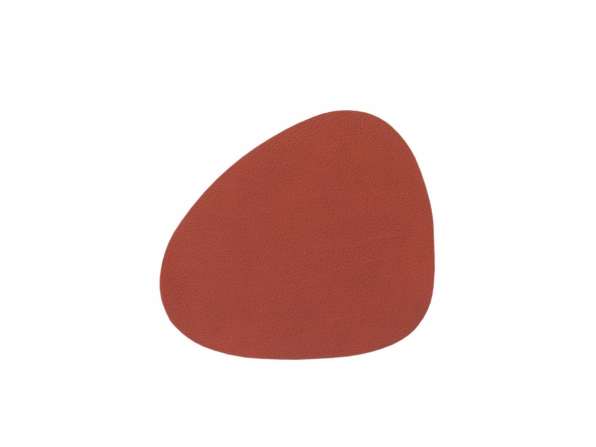 Sous-verre Curve Nupo 11x13 cm - LindDNA - Sienne