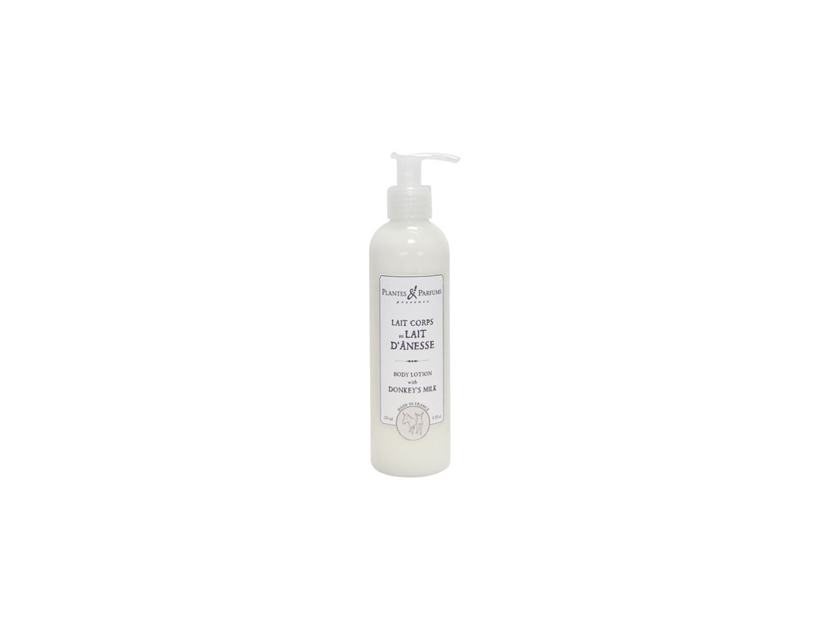 Lait corps lait d'ânesse 250 mL - Plantes & Parfums Lait corps lait d'ânesse 250 mL - Plantes & Parfums