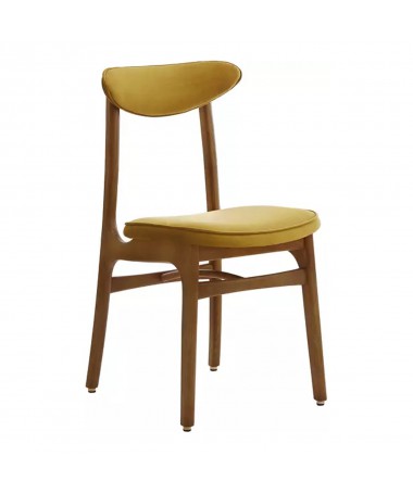 Chaise 200-190 frêne 03 - 366 CONCEPT - Shine velvet moutarde