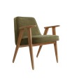 Fauteuil 366 - 366 CONCEPT - velours olive