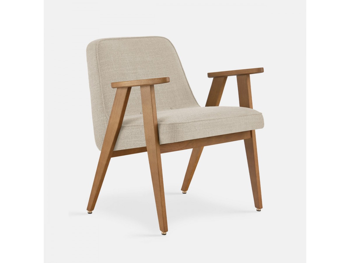 Fauteuil 366 chêne 02 - 366 CONCEPT - Coco crème Fauteuil 366 chêne 02 - 366 CONCEPT - Coco crème