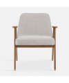 Fauteuil 366 chêne 02 - 366 CONCEPT - Coco crème