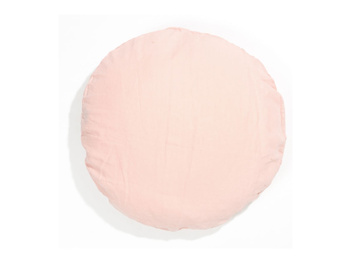 Coussin rond Mercer Ø63 - Bed and Philosophy - Blush