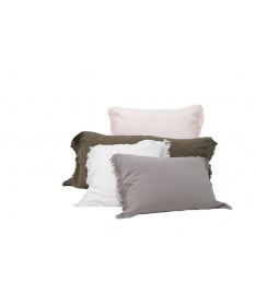 Coussin Hug frangé 80x80 - Bed and Philosophy