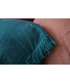 Coussin Hug frangé 80x80 - Bed and Philosophy