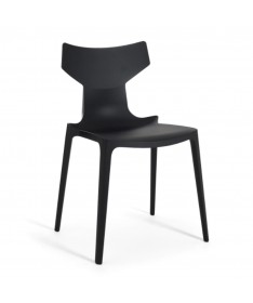 Chaise recyclée Re-Chair - Kartell - noir