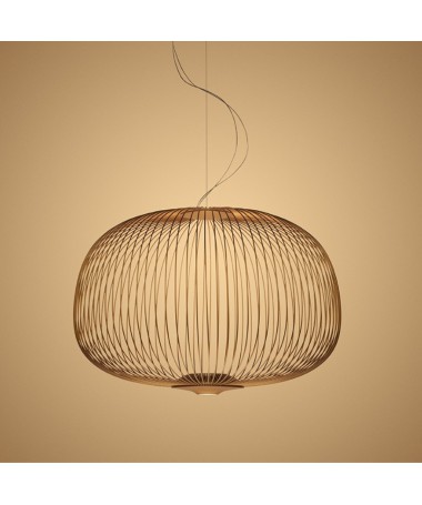 Suspension Spokes variable - Foscarini - cuivre