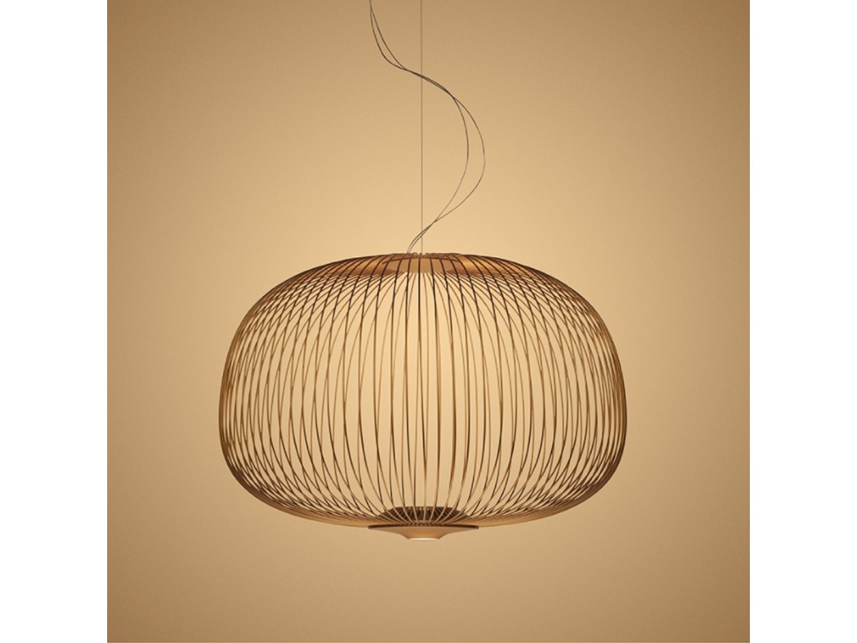 Suspension Spokes variable - Foscarini - cuivre