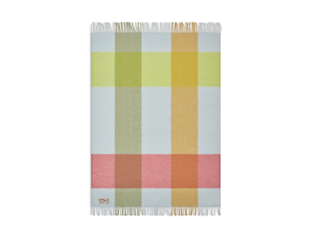 Plaid laine vierge 185x130 - Fatboy - Vert Plaid laine vierge 185x130 - Fatboy - Vert