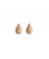 Set de 2 patères Dropit small - Normann Copenhagen - chêne naturel