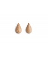 Set de 2 patères Dropit small - Normann Copenhagen - chêne naturel