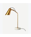 Lampe à poser Disc marbre et laiton - Pols Potten