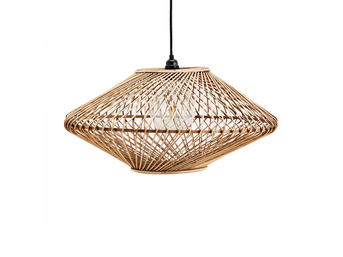 Suspension plate en bambou - Madame Stoltz Suspension plate en bambou - Madame Stoltz