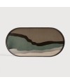 Plateau verre ovale Wabi Sabi graphite - Ethnicraft