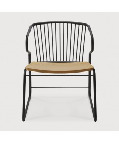 Fauteuil Gabbia chêne et métal - Ethnicraft