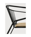 Fauteuil Gabbia chêne et métal - Ethnicraft