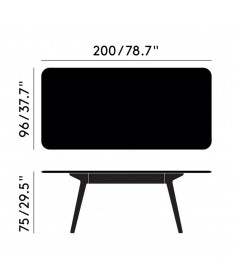 Slab Table L. 200 cm - Tom Dixon
