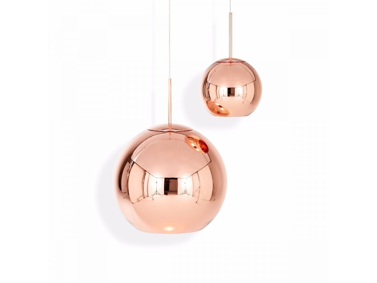 Suspension Copper round - Tom Dixon