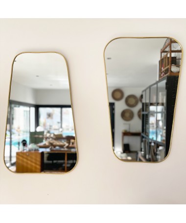 Miroir bordure laiton Mura - Miraj Home