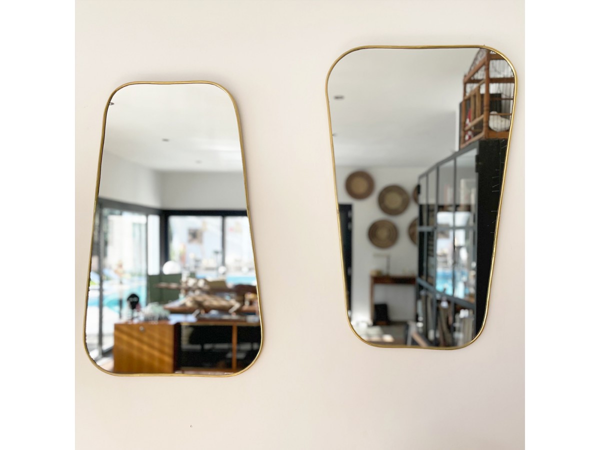 Miroir bordure laiton Mura - Miraj Home