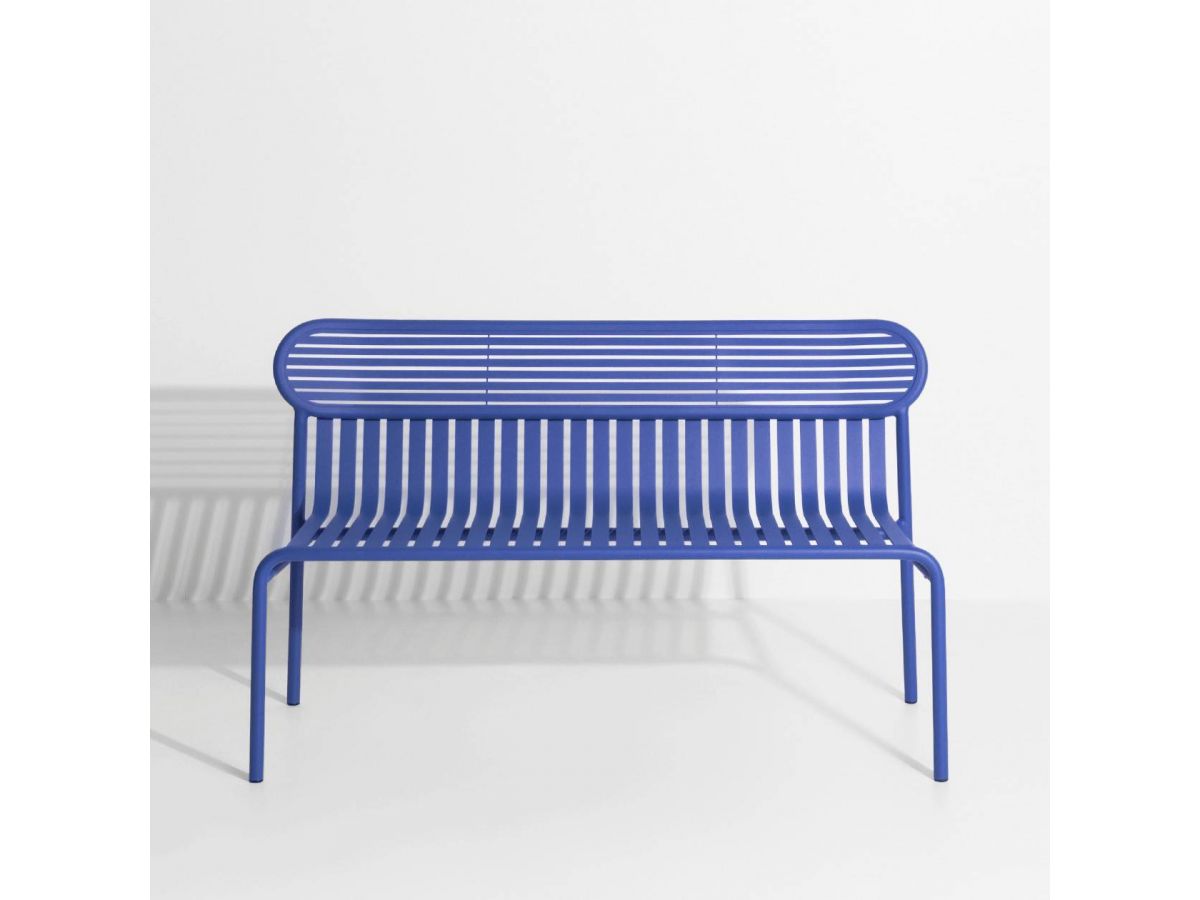 Banc avec dossier Week-end - Petite Friture