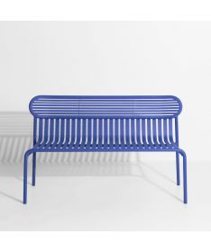 Banc avec dossier Week-end - Petite Friture