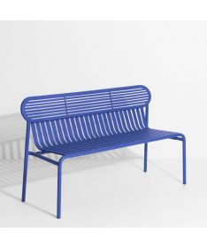 Banc avec dossier Week-end - Petite Friture