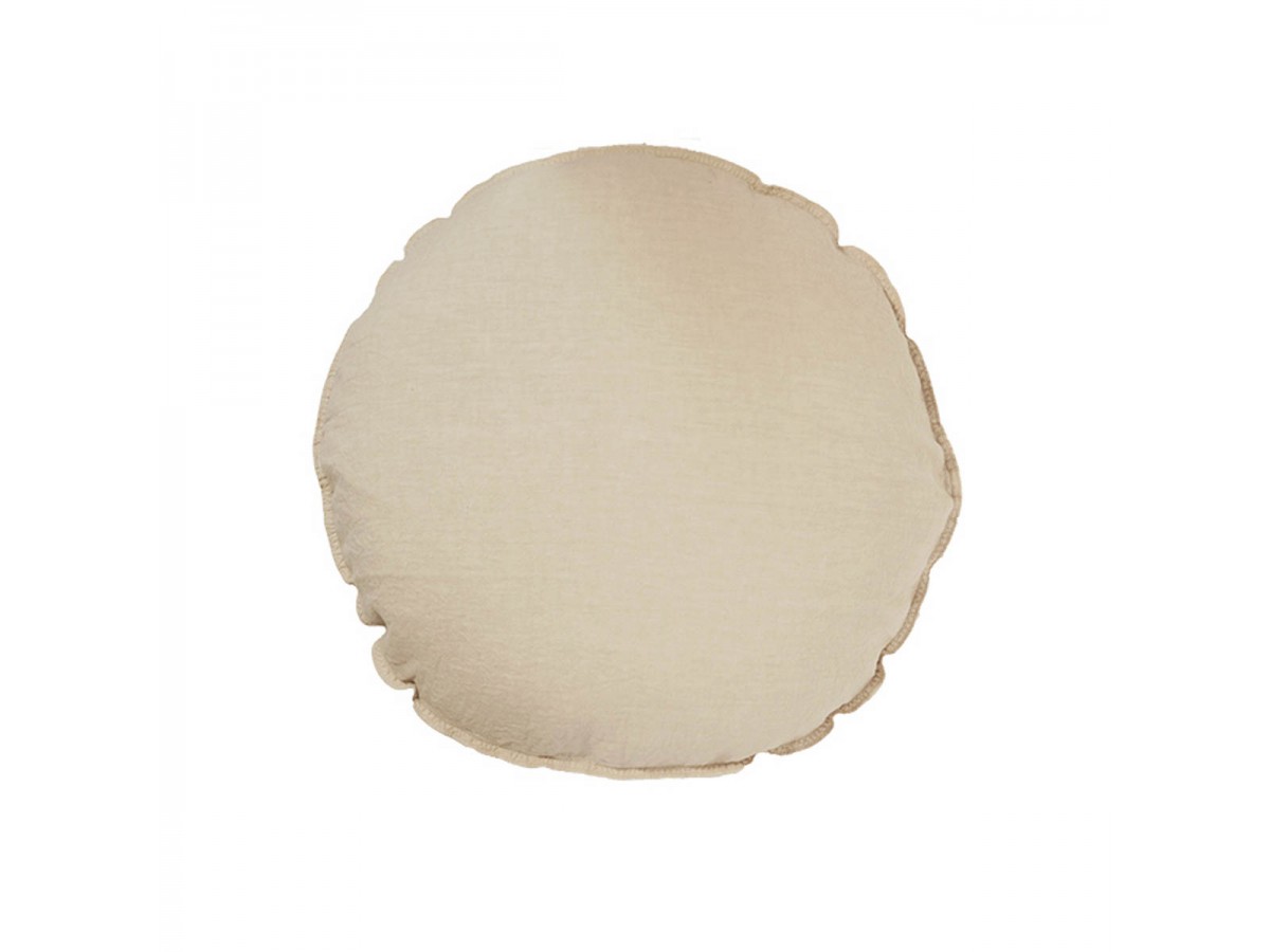 Coussin rond Salsa Ø63 - Bed and Philosophy - Coton